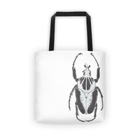 Black & White Beetle by Robert Bowen Tote Bag - Robert Bowen Tees